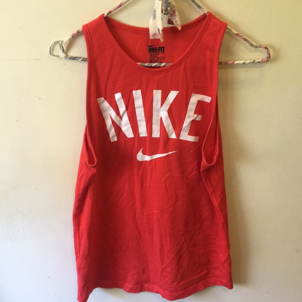 Red orange Nike women’s tank